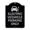 Signmission Electric Vehicle Parking W/ Graphic Heavy-Gauge Aluminum Sign, 24" x 18", BS-1824-24117 A-DES-BS-1824-24117 - alternate 1